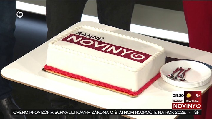 Ranné noviny - torta